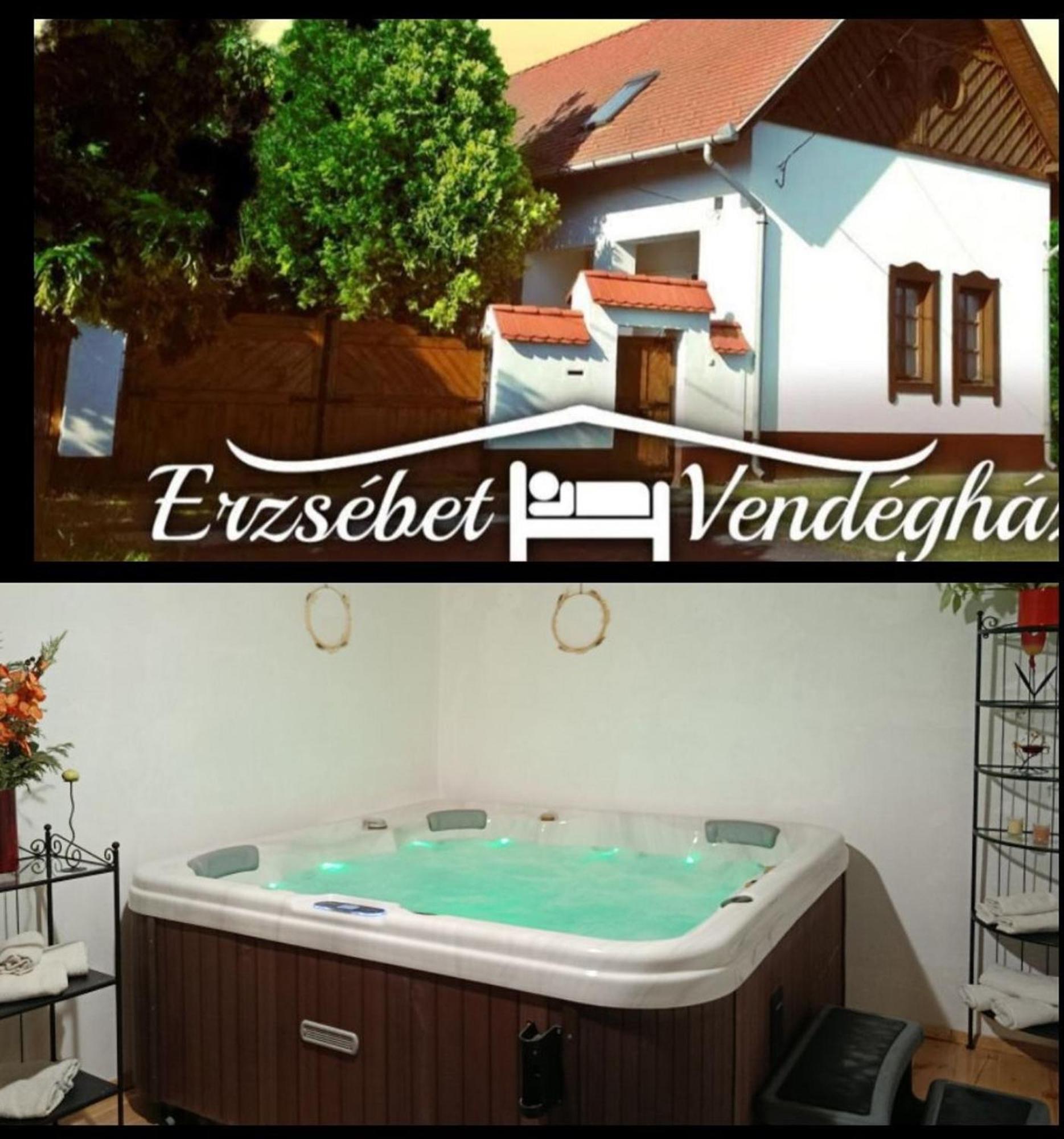 Erzsebet Vendeghaz Es Apartman Hajdúszoboszló Exteriör bild